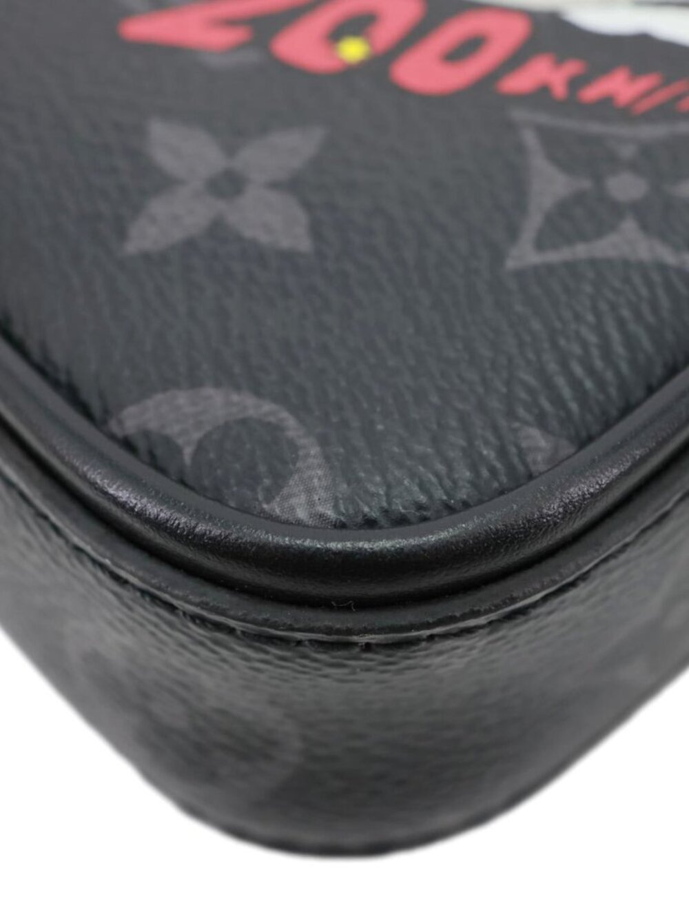 Louis Vuitton  Danube PPM Comic Trunk Printed Monogram Eclipse Canvas Shoulder - Picture 7 of 13